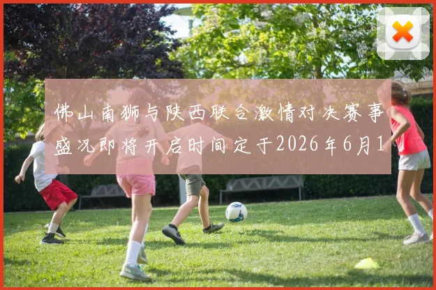 佛山南狮与陕西联合激情对决赛事盛况即将开启时间定于2026年6月14日周日晚上七点半